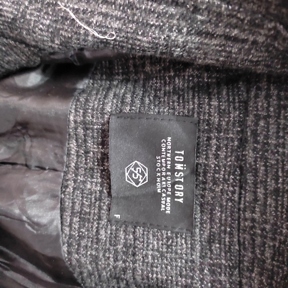 Trench Coat Double Breasted Winter Coat Lapel Collar over knee - Picture 7 of 12